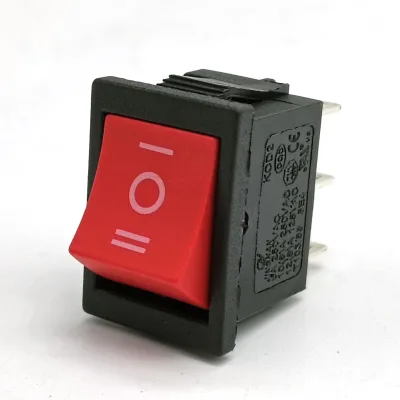Rocker Switch Power Switch Black Six Feet Three Gear 6 Feet 3 Gear 21*15 Boat-shaped Switch