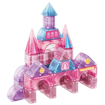 Top Quality Eco-friendly ABS 2024 Magnetic Blocks Building Toys Princess 66pcs ASTM Game Toy for Kids
