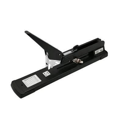 Heavy-Duty Long Arm Stapler Machine Jumbo 200 Sheets Office Binding Supplies Manual Metal Long Nose Book Binding Giant Stapler