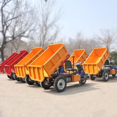 4000W Construction Site Transportation Electric Tricycle Climbing and Brick Pulling Agricultural Tricycle
