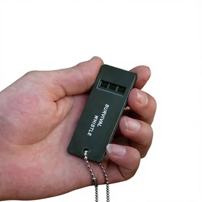 Outdoor Tri-Band Plastic Survival Rescue First-Aid High-Pitched High-Frequency Earthquake Disaster Relief Whistle Model 20239