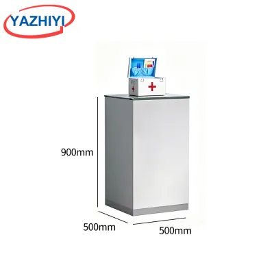 YAZHIYI Rustproof Vertical Medical Corner Cabinet Storage Cabinet For Doctor Office Medical Instrument