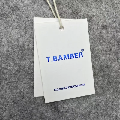 Customized High Grade Eco-Friendly Hangtag String for Garment Bags & Shoes-Printed Sustainable 7 Days Sample 200pcs MOQ
