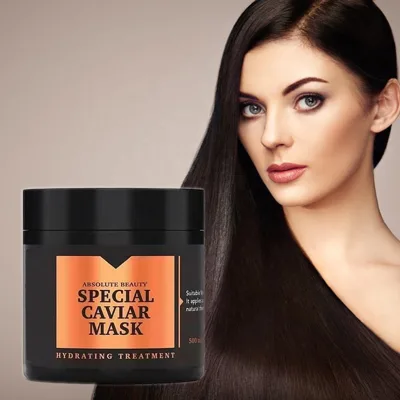 Special Caviar Keratin Hair Treatment Repairing Hair Care Salon Hair Mask With Private Label