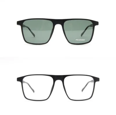 2023 Classic Fashion Designer New Frames Clip on Sunglasses Polarized Lens Custom Logo Tr90 Glasses Frames
