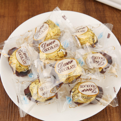 Bulk Individually Loose Gold Packaging with Nut Filling Chocolates Manufactures Sweets Chocolate Candy Chocolates Wholesale