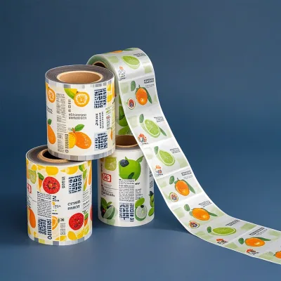 Custom Factory Direct Sealing Film Sealer Bubble Tea Boba Plastic Cup Ready Ship Roll Spot Plastic Juice Roll Film