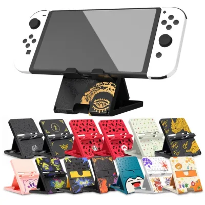 Adjustable Folding Stand Holder for Nintendo Switch Charging Stand Game Console Stand for Switch/Lite/OLED Portable Bracket