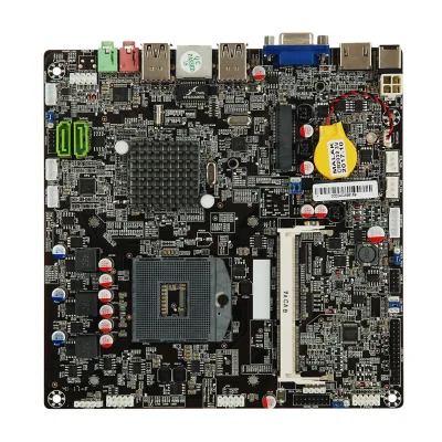 Embedded Motherboard ,Mini ITX HM65 17*17cm for AIO PC & IPC ,Support Laptop CPU