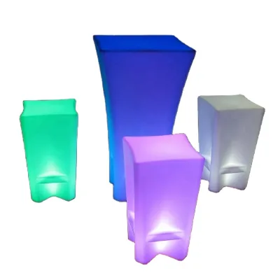 Led Table and Chair Glow in the Dark Furniture