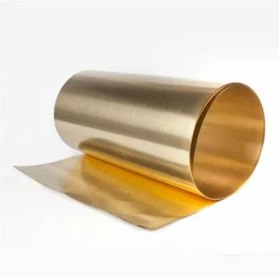 CuZn37 C2680 Customized Various Size Brass Strip Heating Copper Coil Strip Copper Strip for Furniture