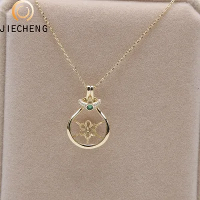 Natural 925 Sterling Silver Pearl Pendant Mounting Anniversary Women for Gifts Pendant Pearl Necklace