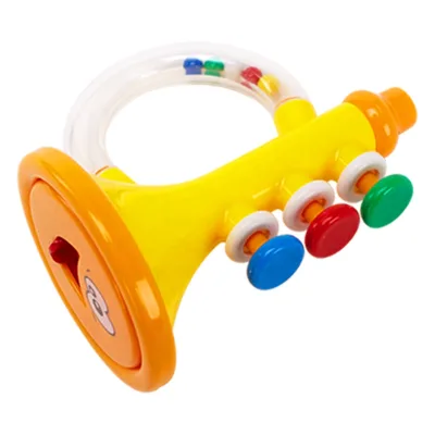 Educational Baby Music Instrument Trumpet Toy Plastic Rattle