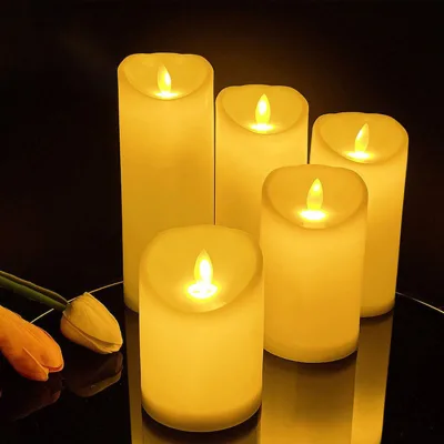 LED Electronic Candle - Perfect for Birthday, Wedding, and Romantic Stage Decor