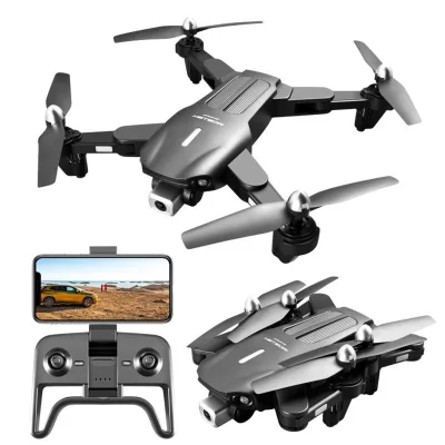 Foldable Long Distance Control Anti-shake HD Brushless Motor FPV RC Quadcopter