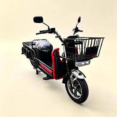New Design 1500W Cargo Electric City Bicycle Rear Hub Brushless 72V/32Ah Battery Disc Brake Steel Frame Daily Commute