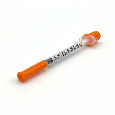 1ml 0.5ml 0.3ml 31g 1/2" Needle 100u 32g Medical Disposable Syringe Insuline Sterile Safety Syringe