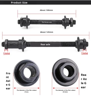 Mountain Bike Road Bike Quick Release Lever Hollow Shaft Axle Front Rear Hub Core Metal CE Certified