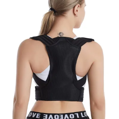 Factory Direct Sale Universal Adjustable Breathable Lumbar Back Posture Support Strap