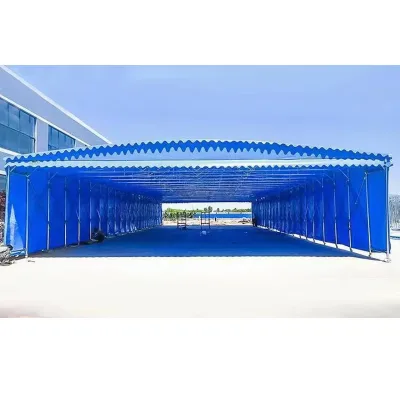Factory Customized Movable Push-pull Event Sliding Waterproof UV-Resistant Flame Retardant Portable Sunshade Canopy Nature