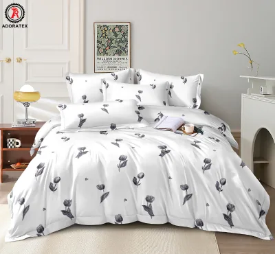 Prix Usine Compétitif MOQ Bas Kit 3 Pieces: 1 Drap Plus 2 Taies d Oreiller Pagne Africain Wax Marché Afrique Ouest Grossiste