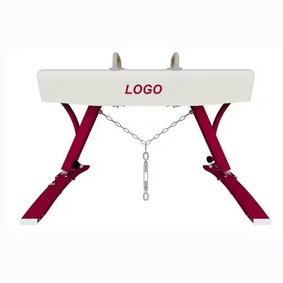 FIG Standard Gymnastic Equipment Pommel Horse Special Fiber Leather Gym Pommel Horse Mushroom for Export