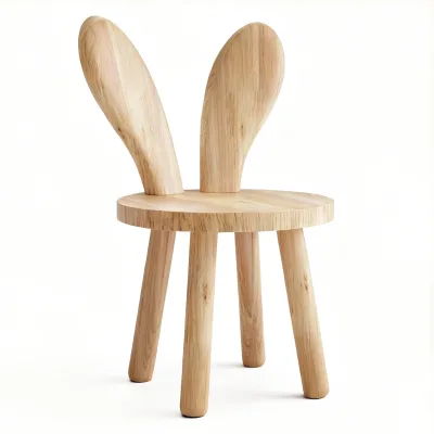 Wooden Toddler Chair Wood Kids Stool Sturdy Kids Chairs for Toddlers for Chaise Enfant Children