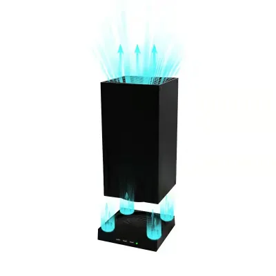 USB Cooling Fan Stand with Base for Xbox Series X Console Upright Stand Accessory for Game Accessories