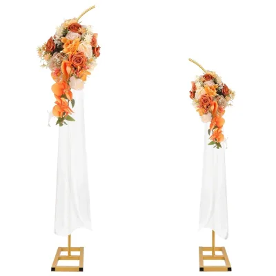 Metal Wedding Party Arch Bracket Folding Half Arch