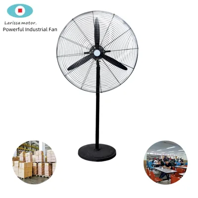 Commercial Powerful Industrial Fan Floor Standing Fan Wall Fan Factory Vegetable Market Use