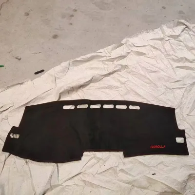 car accessories Custom fit Made Polyester leather Sports Dashboard Cover Non-Slip Mat for corolla hilux revo vigo camry BYD