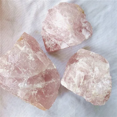 Wholesale Natural Rock Crystal Large Raw Rough Rose Quartz Rock Crystal Rose for Decoration