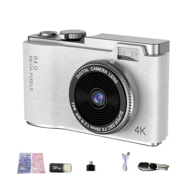 Best Selling LK003 2.4 Inch Dual-lens 4K HD CCD Camera Retro Kids Camera