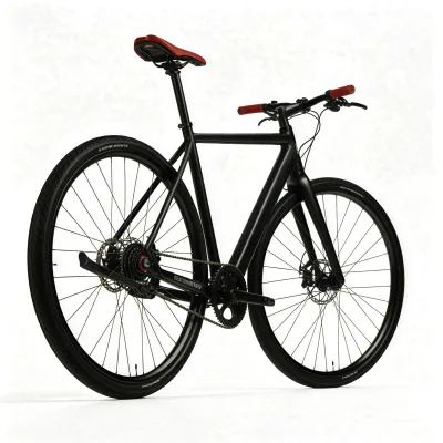 Belt Drive Ready Classic ECity Bike 700C Single Speed 250W Rear Hub Motor Electric Commuter LOGAN Hydraulic Disc Brake