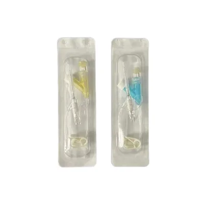 Popular Size 18g 20g 22g 24g Safety Medical Iv Cannula with Port