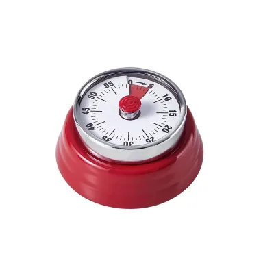 Multi-Functional Home Kitchen Timer Wall Mounted Retro Magnetic Clock Portable Plastic Retro Design