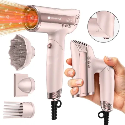 Infrared Scalp protection Hair High Tech Modern Advanced Plasma Negative Ion Hair Care Compact Global Voltage Quick Styler Dryer