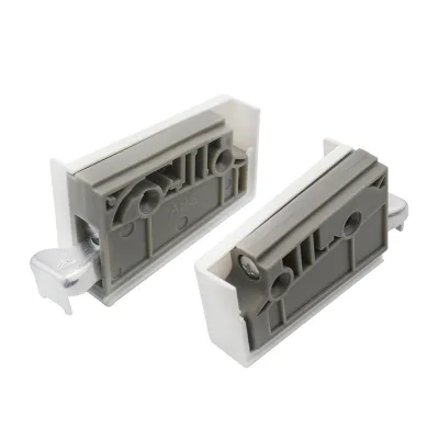 Exquisite Craft Concealed Plastic Hanger Bracket With Iron Yellow Cabinet Shelf Hanging Bracket