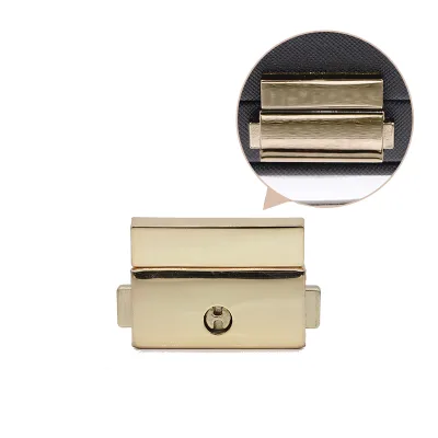 Multifunctional Portable Zinc Alloy PU Leather Travel Jewelry Storage Box Case with Metal Accessories and Lock