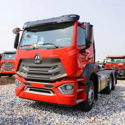 High Quality 6*4 Tractor Truck with Wear Resistant Tire Design for Seaport Container Transfer Operation