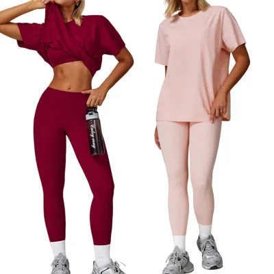 New Arrival Lightweight Quick-Dry Ladies Fitness T-Shirts Casual Breathable Woman Sports Tops