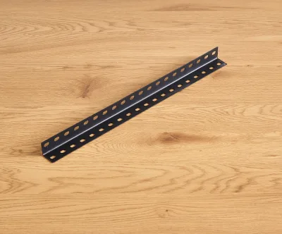Factory Wholesale Price 24x24x8FT Black Color Slotted Angle Steel Stainless Steel Slotted Angle