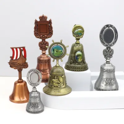 Rotary Buckle Dinner Bell Travel Souvenirs Ornaments Metal Dinner Bells