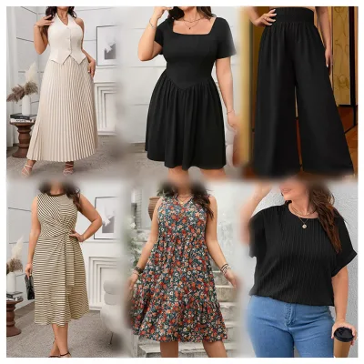 Factory Outlet New 2025 Xxx China Wholesale Plus Size Women Clothing Used Clothes , Randomly Shipped Clothes Size Xl Xxl Xxl Xxl