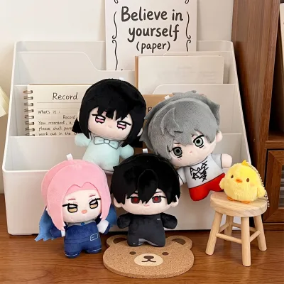 10cm Super Cute Alien Stage Mizi Sua Hyuna Till Ivan Plush Keychain Mini 3D Figure Doll Kawaii Cartoon Anime Soft Plush Pendant