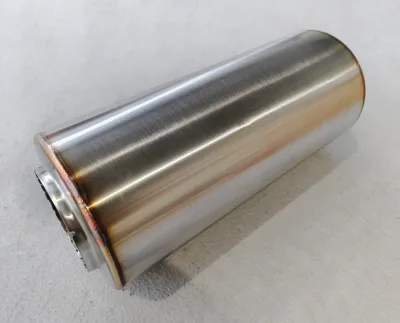 Resonator 12" Muffler Stainless Steel Universal 3" Inlet & Out