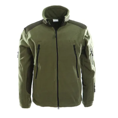 Camouflage Tactical Uniform Fleece Jacket Sergeant Uniform for Outdoor Training Drill