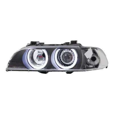 SINO Suitable for BMW 5 Series E39 Lamp Assembly 96-03 BMW E39 Modified Angel Lens Xenon Headlights