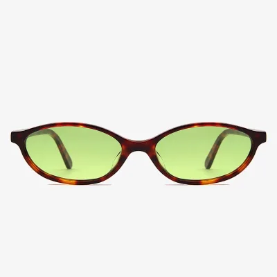 Women European and American Small Box Nerd Anti-ultraviolet High-grade Plate Sunglasses