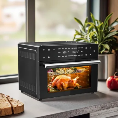 GS Certificated Top Quality Household Air Fryer Oven Touch Screen Operation 30L Capacity Air Fryer Oven